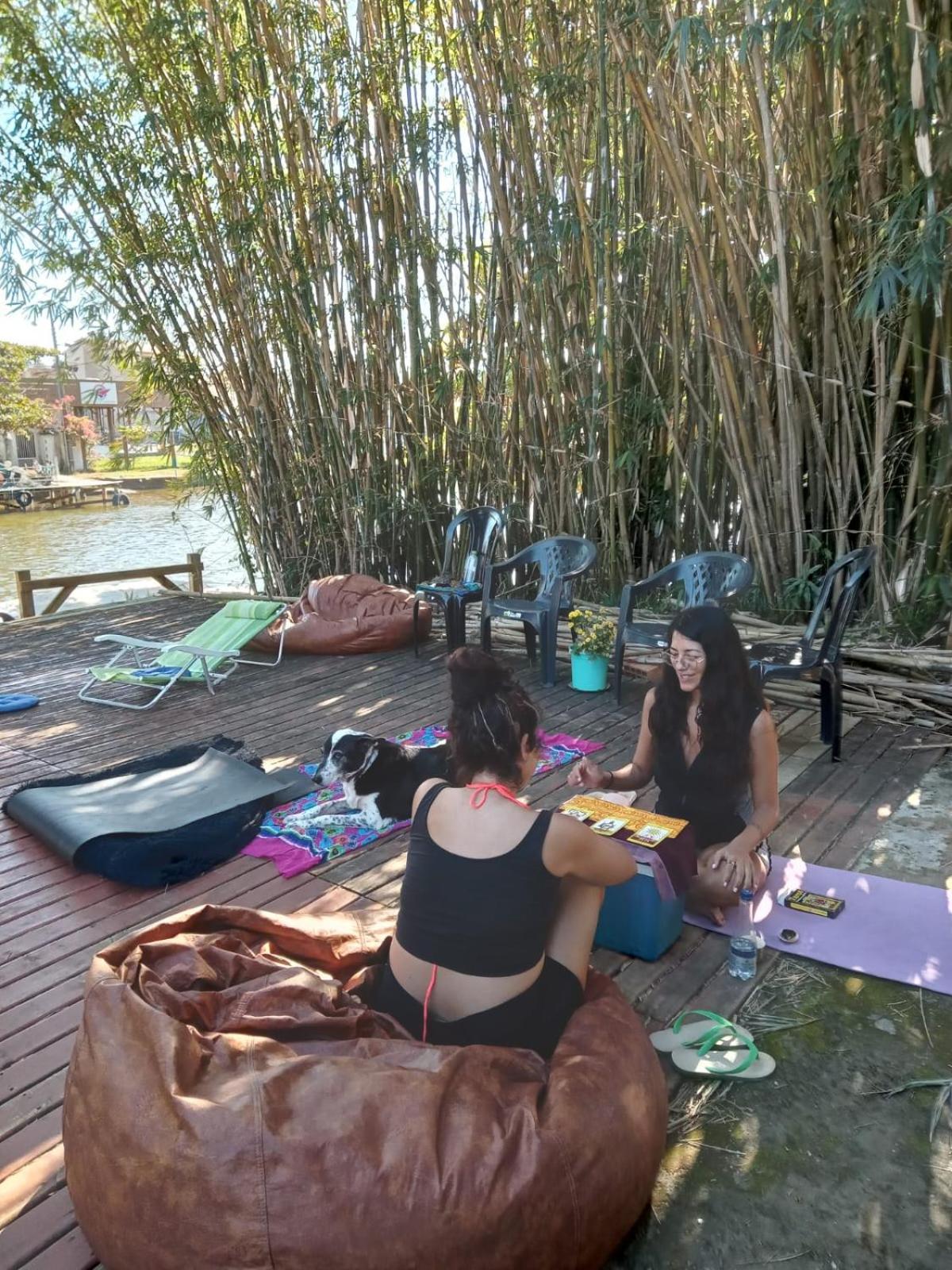 Nomades Riverside - Adventure Hostels & Coworking ฟลอเรียนอโปลิส ภายนอก รูปภาพ